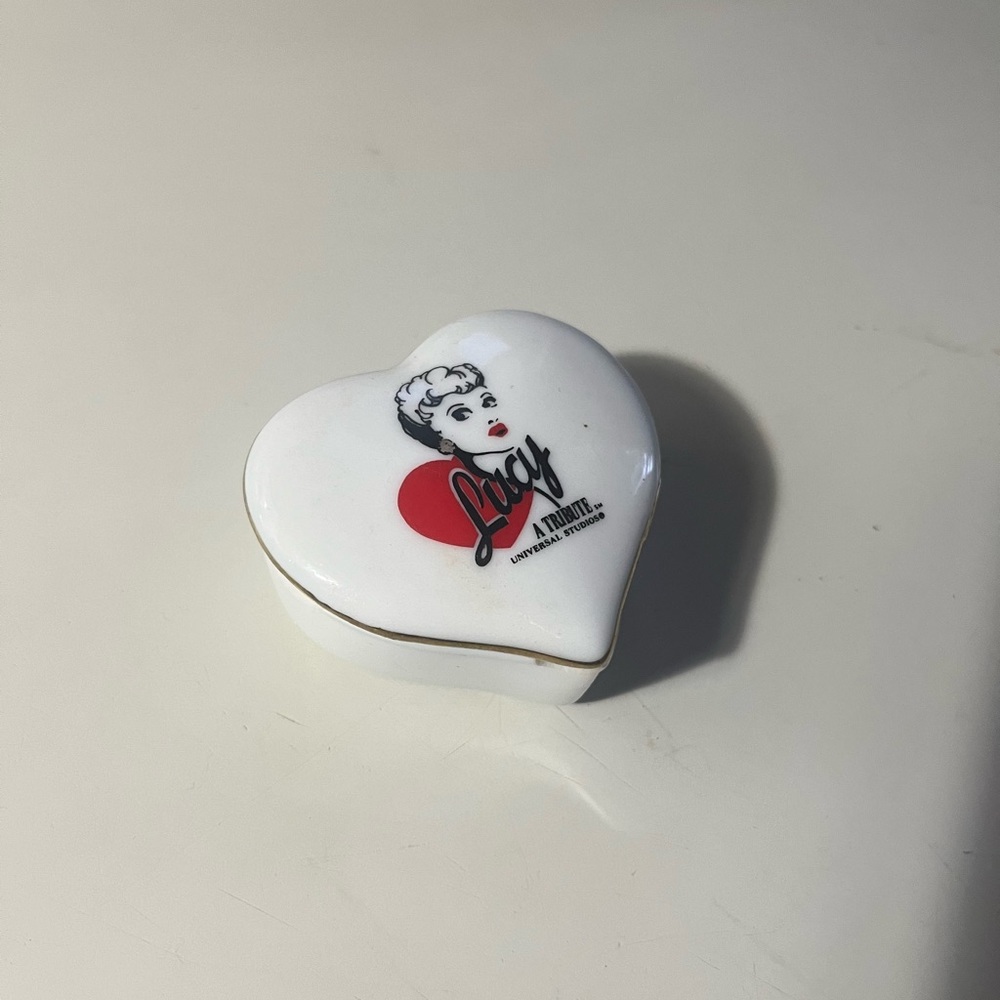 I Love Lucy Porcelain Jewelry Holder
